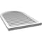 Ekena Millwork Round Top Surface Mount PVC Gable Vent: Functional, w/ 2"W x 2"P Brickmould Sill Frame, 26"W x 42"H GVPRT26X4203SF - alternate 5